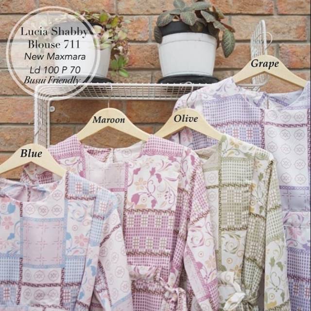 HABIS Atasan wanita motif shabby