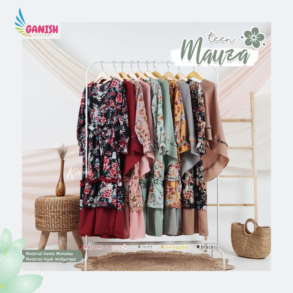 BAJU GAMIS REMAJA ANAK BAJU MUSLIM ANAK REMAJA PEREMPUAN SET HIJAB SYARI TERBARU