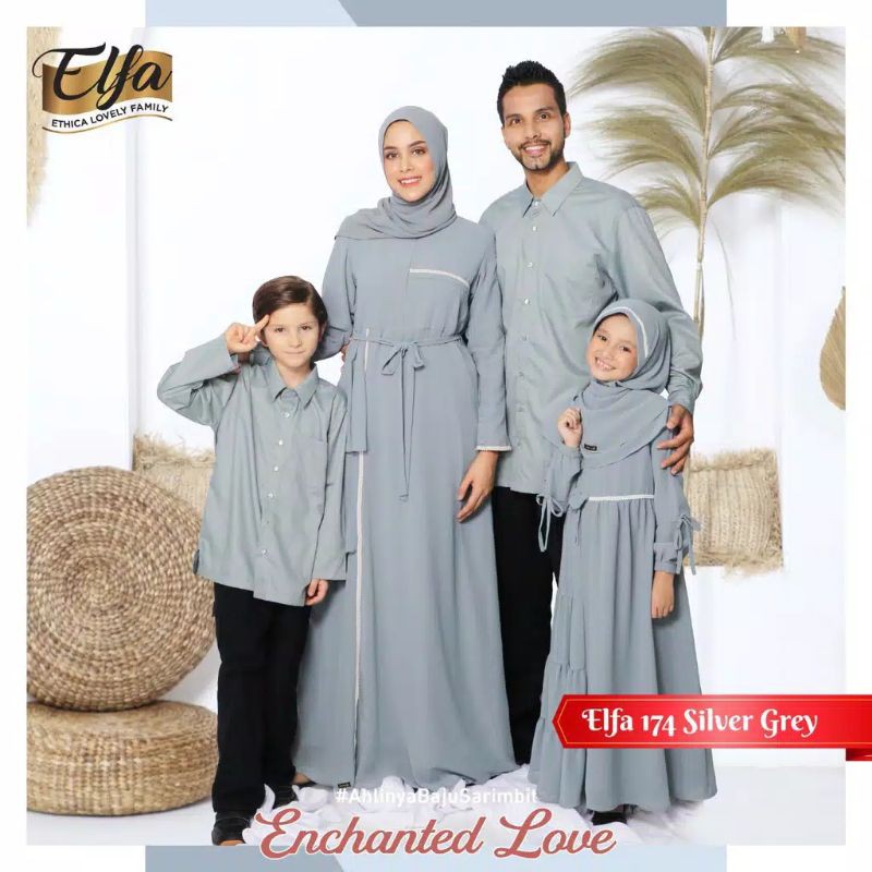 Sarimbit Ethica Elfa 174 Silver Grey |Kagumi 178 |Kahfi 129 |Kagumi kid 70 |Kahfi kid 100
