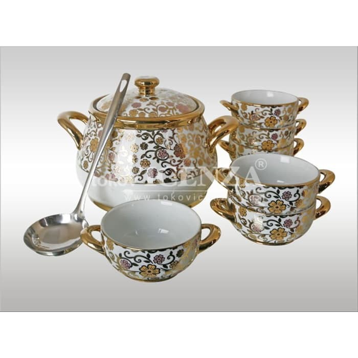 Gosend aja 8pc mangkok sup vicenza CR726 / soup turren vicenza