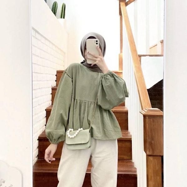 Alensa Blouse Atasan Wanita Casuall