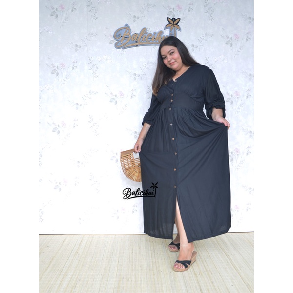 Balicihui Long Dress Nicole Long Dress Big Size Plus Size Jumbo Busui Friendly