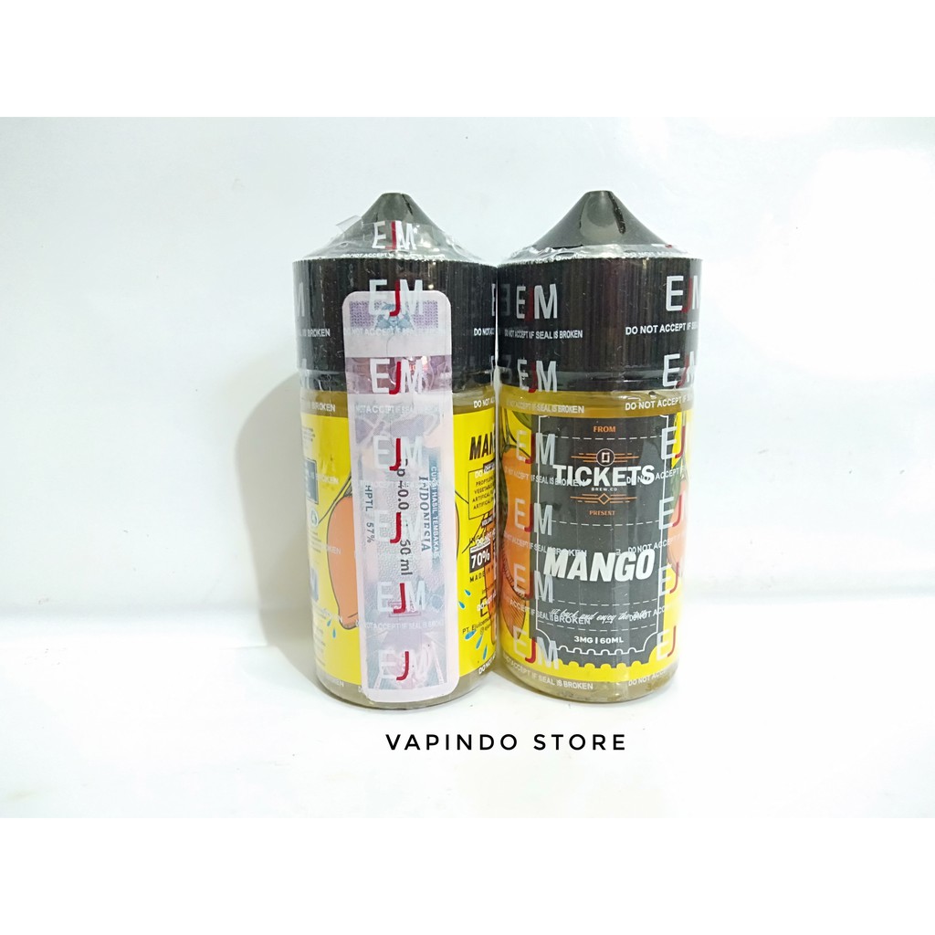 EJM TICKET MANGO TIKET BY TICKETS BREW 60ML MALAY E LIQUID VAPE