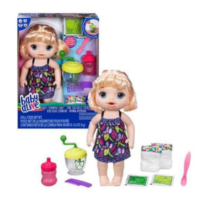 Boneka baby Alive Sweet Spoonfuls Baby /Baby alive bisa makan&minum