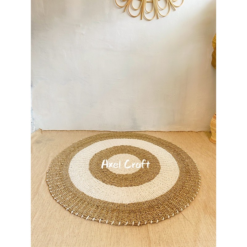 Rug Seagrass / Karpet Anyaman / Karpet Natural / Rug Natural / Rug Seagrass 120cm