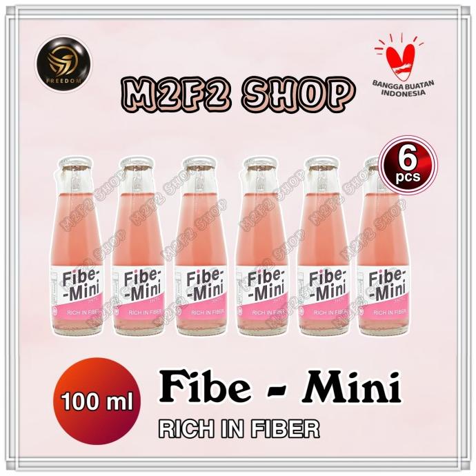 

[COD] Fibe Mini Rich In Fiber Minuman Berserat - 100 ml (Harga 6 Pcs)