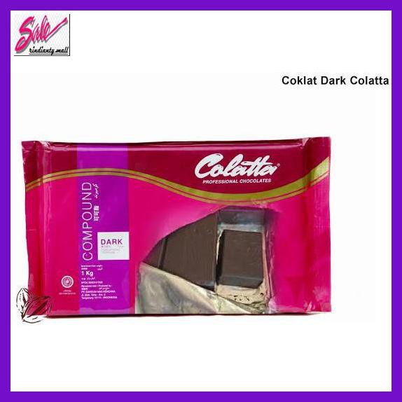 

SAKMACOKLAT- COLATTA DARK COMPOUND 1KG / COKLAT COMPOUND DARK / DARK CHOCOLATE - 500G -MAKANAN-