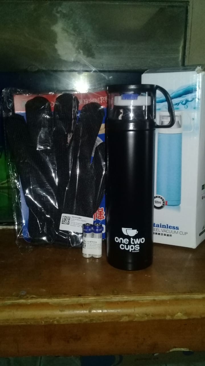 Botol Minum Thermos With Cup Head 500ml