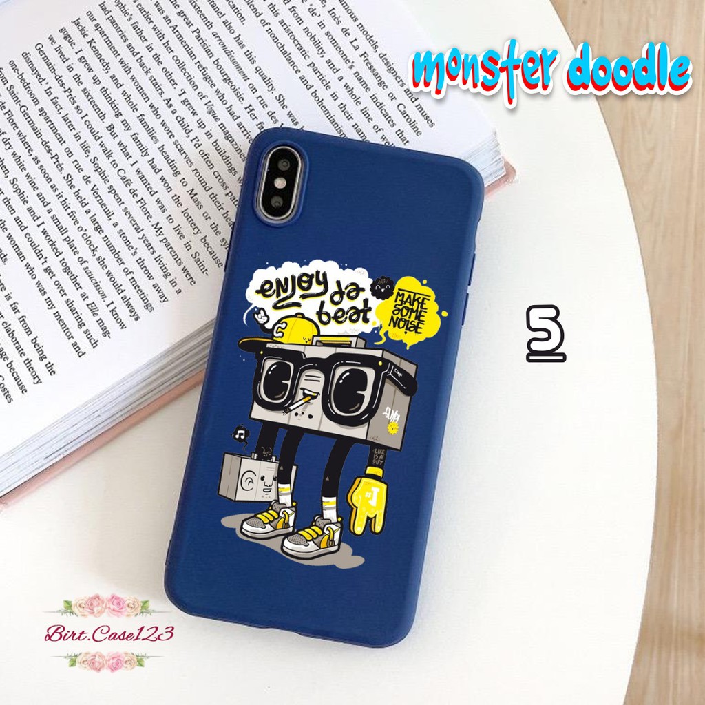 Softcase MONSTER DOODLE Samsung J2 Grand Prime A10 M10 M10s A20s BC4641