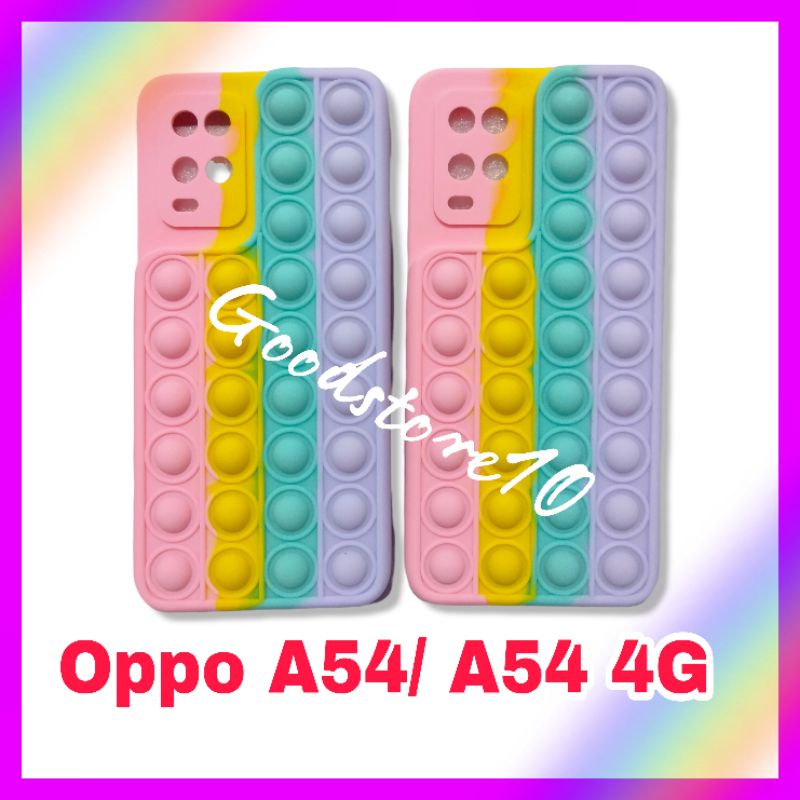 Oppo A54 Case Pop It 3D Softcase Lembut dan Tebal Warna Warni