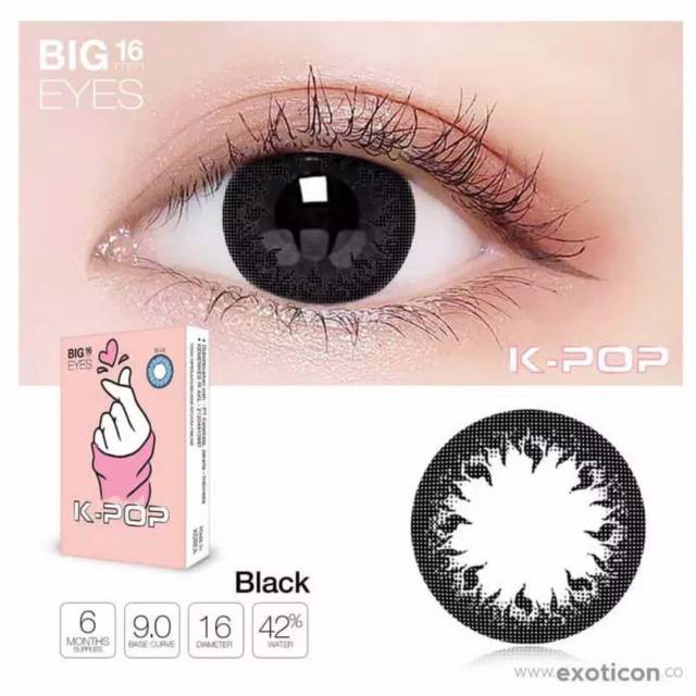 Softlens X2 KPOP 16 MM BIG EYES Soflens Warna X2 K-POP 16MM X2 Exoticon Soflen Normal