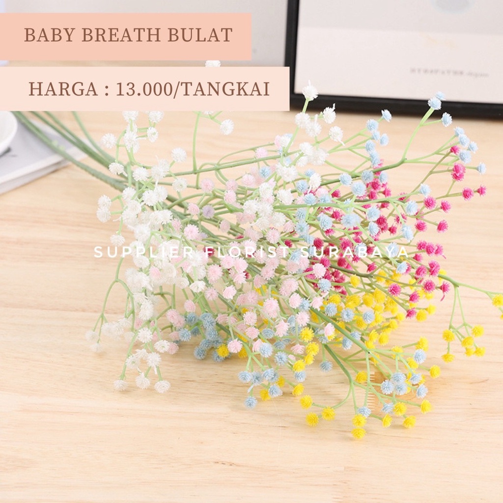 BABY BREATH BUNGA PALSU ARTIFICIAL FLOWER PEMANIS FILLER BUKET BUNGA DIY FLORIST HAND BOUQUET