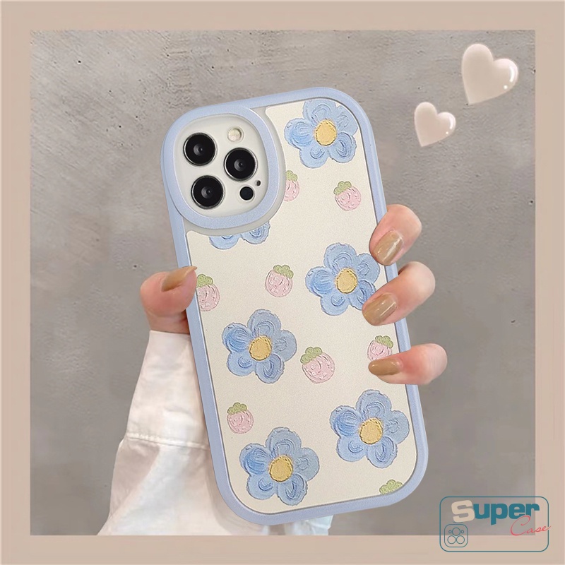 Case Untuk Realme C53 C35 C55 C15 C31 C11 C30 C12 C33 C25s C25Y C25 10 8i 9i 7i 5i 8 6i 7 8Pro 10Pro+C3 C17 C21Y 5 5S C20 GT C20A 3D Lukisan Minyak Bunga Soft Tpu Sarung Shockproof