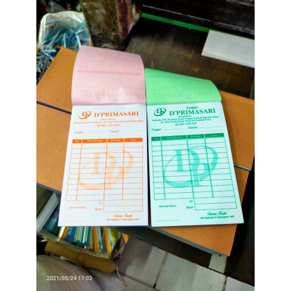 

Cetak Nota ncr 2ply,3ply,4ply percetakan custom nota invoice surat jalan
