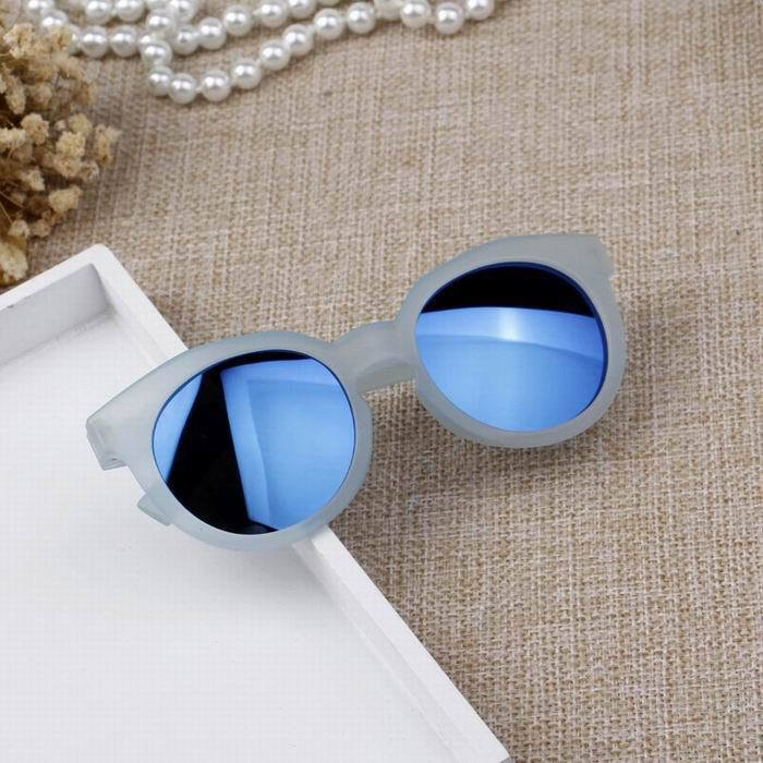 Kacamata Anak Laki Laki 2 Tahun Gaya Murah Keren 3 Tahun Lensa Hitam Sunglasses-Biru