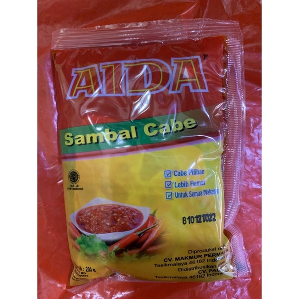 

Sambal aida 200gr