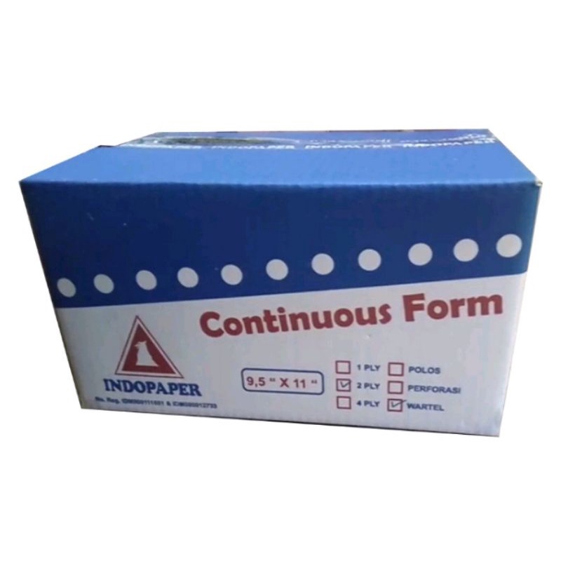 

Kertas NCR Continous Form 2play, 3play, 4 play, 5 play