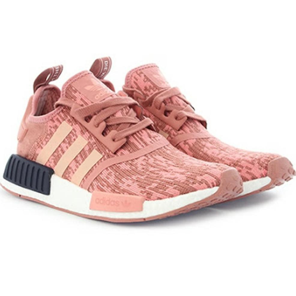 Sepatu Adidas Nmd R1 W Digi Camo Raw Pink  Grey Five Premium Quality .Emiliyy11.Olshop
