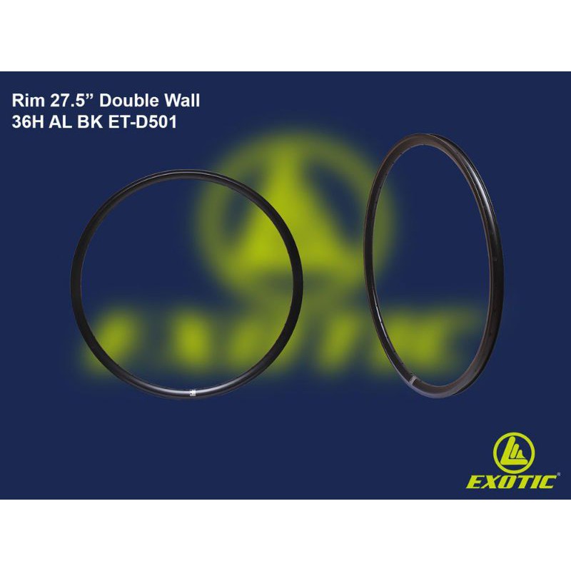 Velg Sepeda 27,5 Lubang 36 EXOTIC Alloy