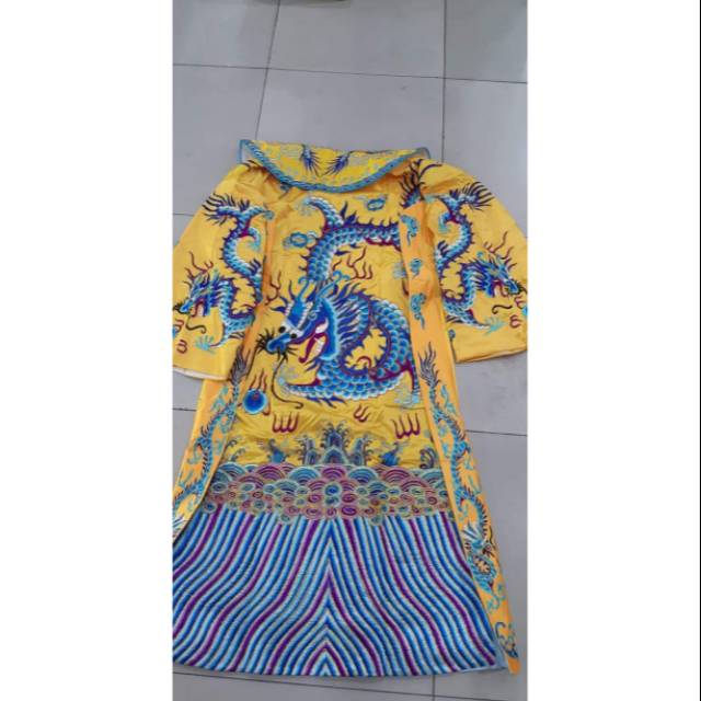 baju tatung naga warna kuning