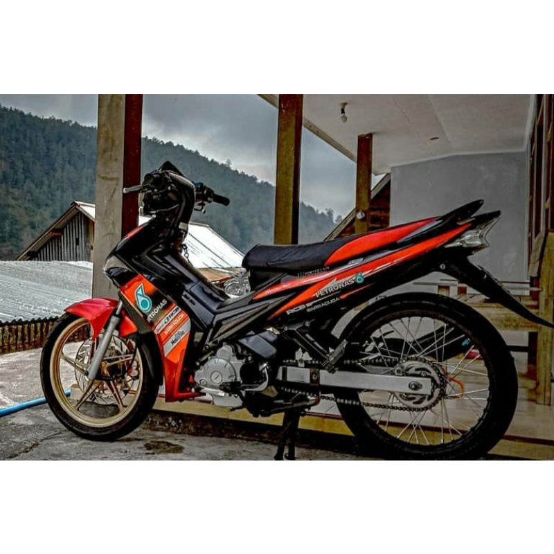 (Bisa COD) striping stiker Jupiter MX lama stiker yamaha jupiter mx old 135 jdm Petronas custom deca