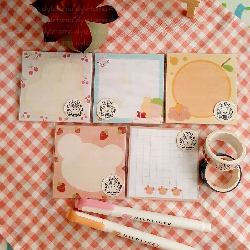 

30 Lembar Memopad/Sticky notes/sticky memo/notepad/memo notes [Homemade Memopad]