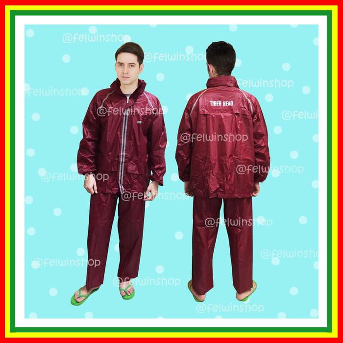 Jas Hujan Tiger Head Jaket Jas Hujan Jas Hujan ~ Jas Hujan Tiger Head Popular 68310 Merah Muda