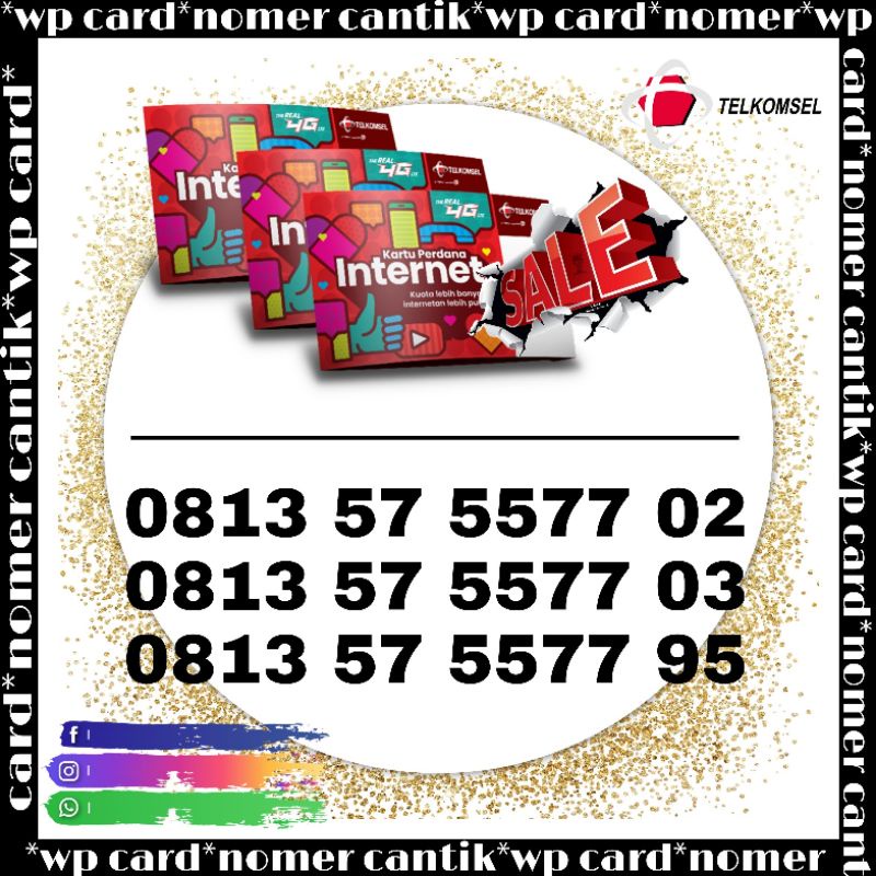 nomer cantik Telkomsel 5757