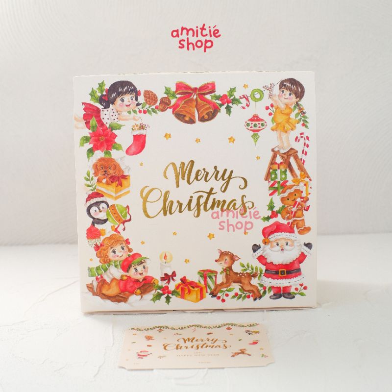 

Merry Soft Box (Box Kue / Dus Kue Sambung / Packaging Cake / Box Roti / Dus Natal / Kemasan)
