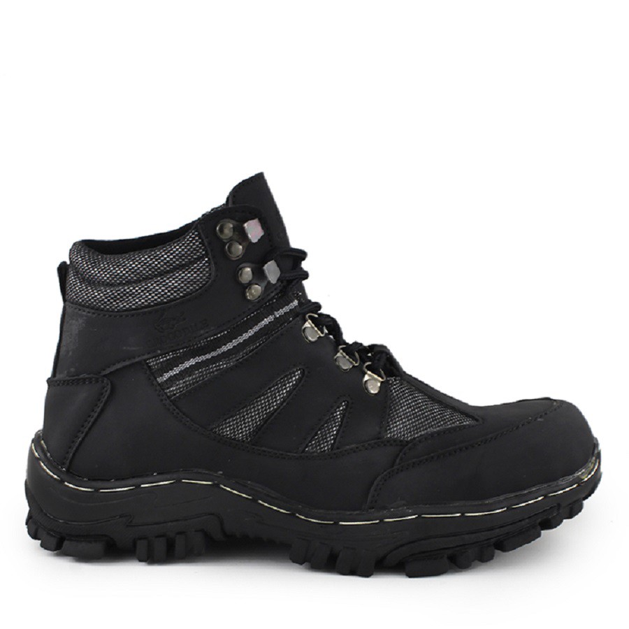 Sepatu Safety Pria Boots Ujung Besi Armor Sepatu Gunung Tracking Hiking Murah