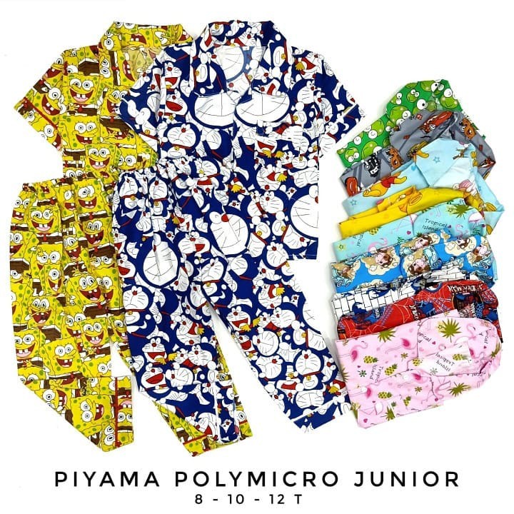 PIYAMA  ANAK BAJU TIDUR ANAK MOTIF KARAKTER  0 BULAN-16 TAHUN BAJU ANAK LAKI BAJU ANAK PEREMPUAN