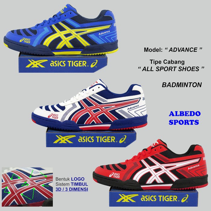 Sepatu Badminton Bulutangkis AsicsTiger ADVANCE Victor
