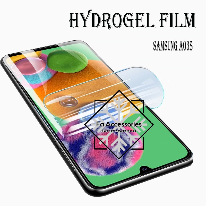 ANTI GORES JELLY HYDROGEL SAMSUNG GALAXY A03S A04 A04E A04S E S FULL SCREEN PROTECTOR GUARD SHOCK