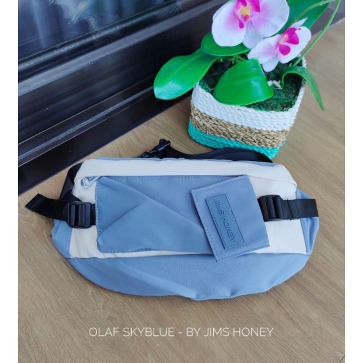 OLAF WAIST BAG JIMSHONEY UNISEX PARASUT GRATIS PIN LUCU