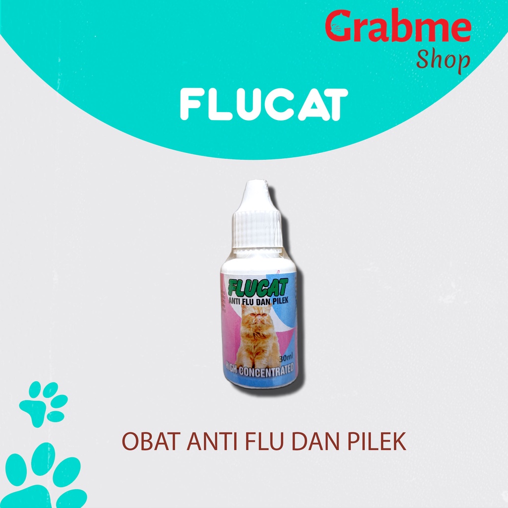 Obat anti flu dan pilek kucing / anjing - FLUCAT drop 30 ml