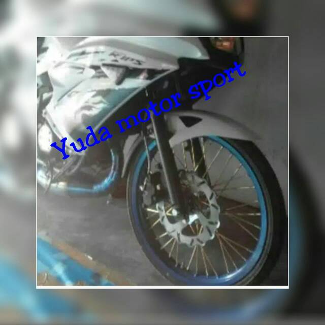 Spakbor depan ninja RR New variasi slebor / selebor depan ninja RR New variasi