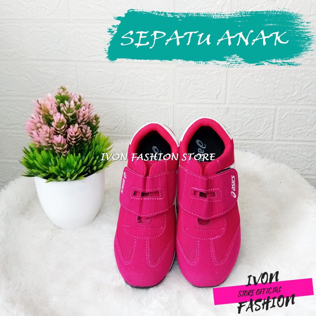 Sepatu Anak Sport Untuk Anak Usia 4 sampai 9 Tahun Pria dan Wanita Dengan Perekat Simple Murah