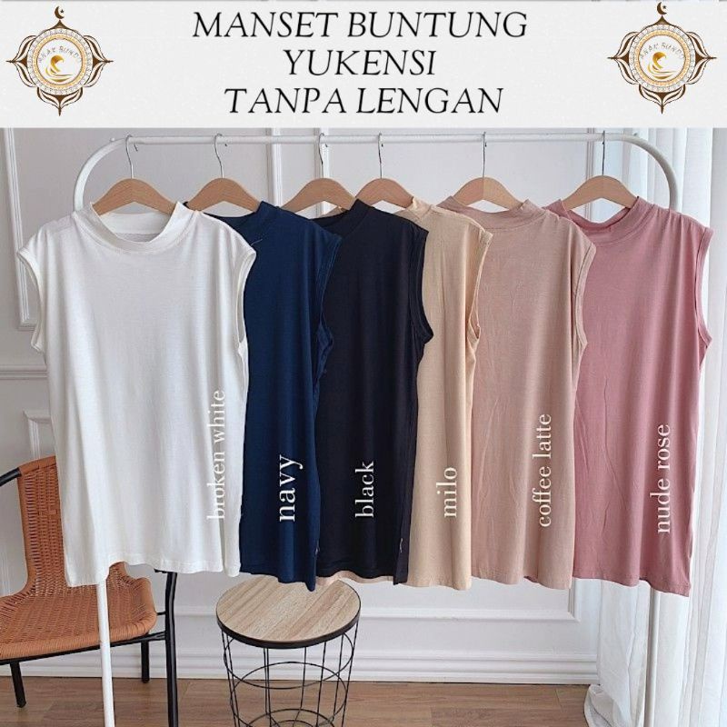 Manset Tanpa Lengan Wanita / Lekbong / Yukensi Kerah Tinggi XL