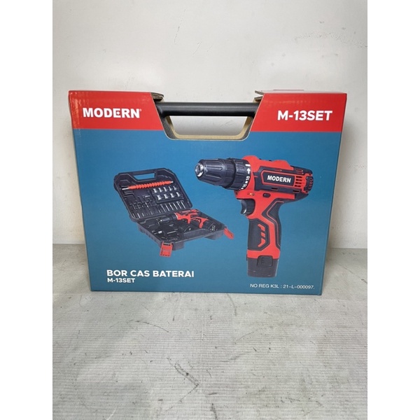 mesin bor cas baterai m-13 set modern / mesin bor cas baterai / mesin bor cas baterai koper / mesin bor cordless / mesin bor cas koper modern / modern bor cas / modern m-13 set / mesin bor cas 12v modern / mesin bor baterai tangan / mesin bor portable