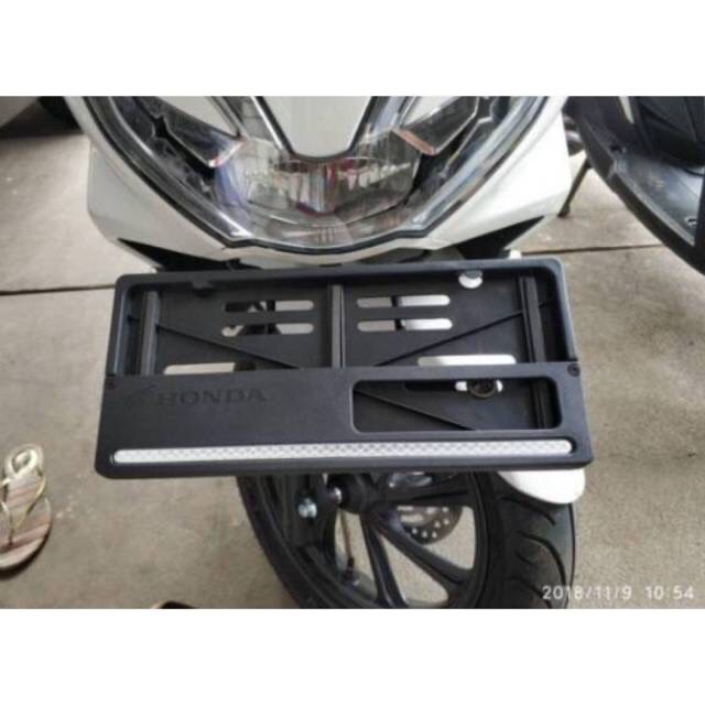 Breket Plat Nomor Bracket Pangkon Kedudukan Plat Nomor All New Pcx 150