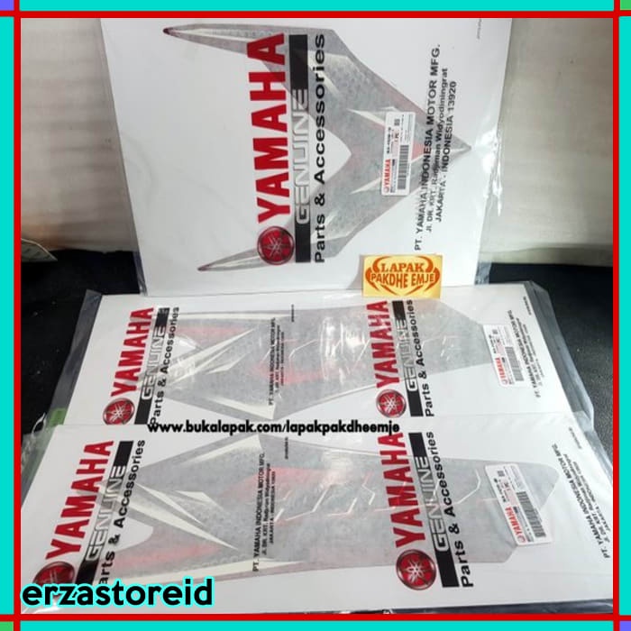 STICKER TANGKI RX KING 2008 MERAH YAMAHA ORIGINAL 3 ITEM STIKER STRIPING RX KING 2008 LAPAK PAKDHE