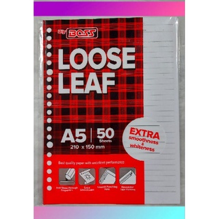 Isi Buku Binder/Loose Leaf A5 50lembar