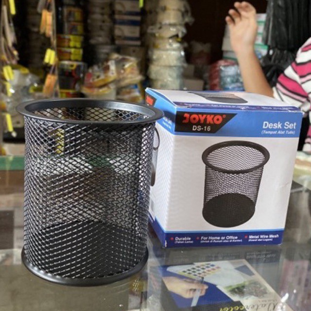 

Desk Set Wire Mesh / Tempat Alat Tulis Jaring Metal Ds-16 Ds16 Joyko