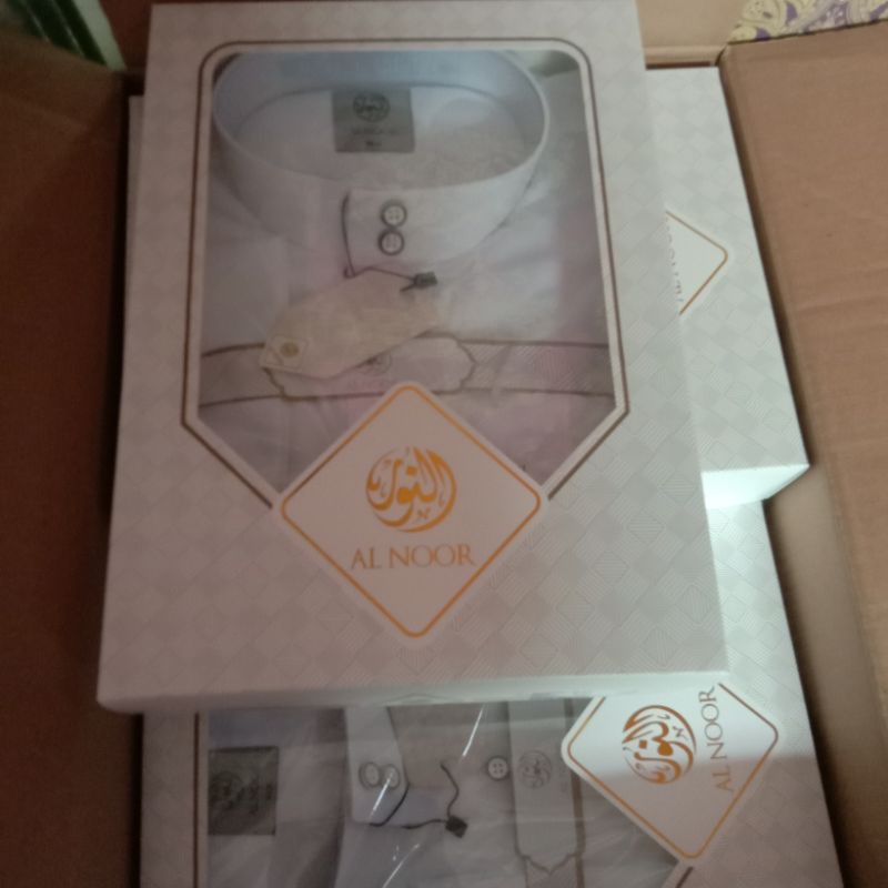 Jubah AlNoor  Putih Polos New