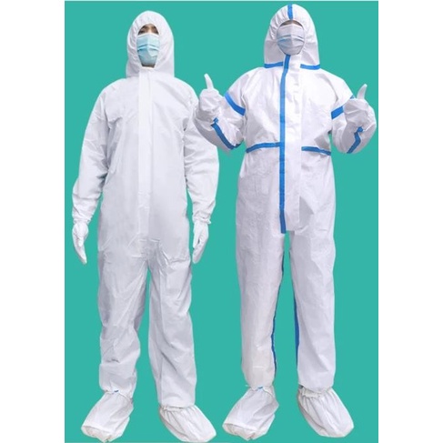 Hazmat microporous blue seal - apd level 3 - hazmat murah