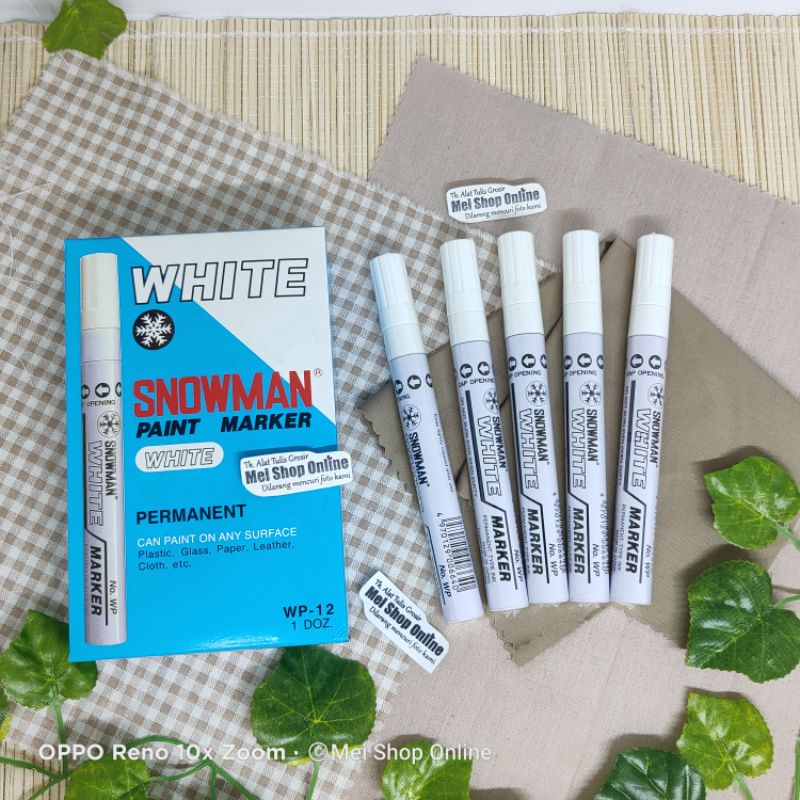 

Spidol Snowman White Paint Marker WP-12