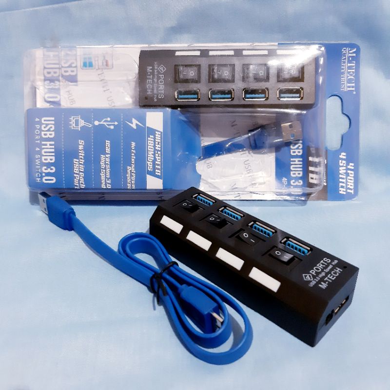 KABEL USB HUB 3.0 M-TECH 4 PORT / USB HUB 3.0 DIGIGEAR 4 PORT 1.2M