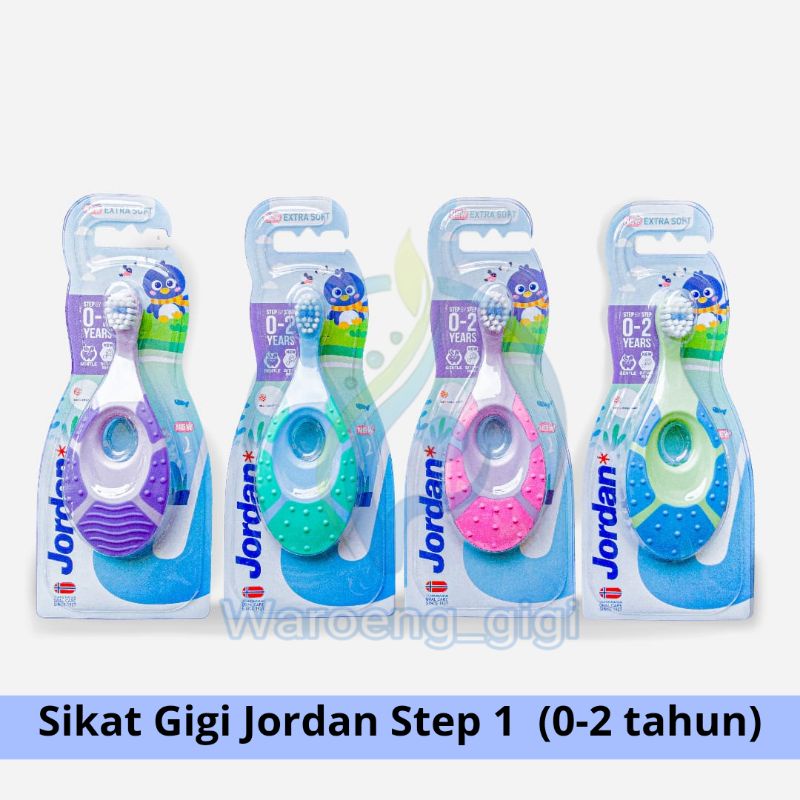 Sikat Gigi Anak Jordan Kids Toothbrush Step 123 1 2 3