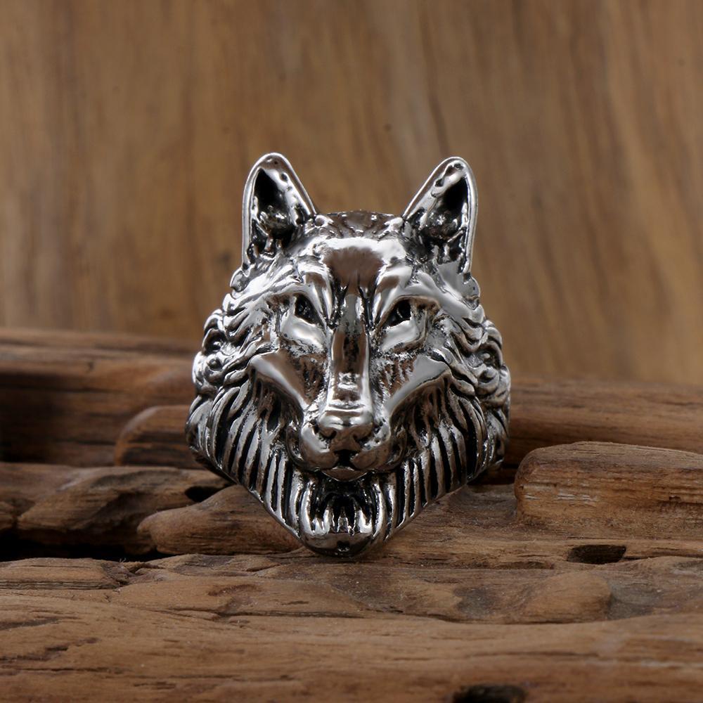 Lily Mens Rings Perhiasan Punk Gothic Stainless Steel