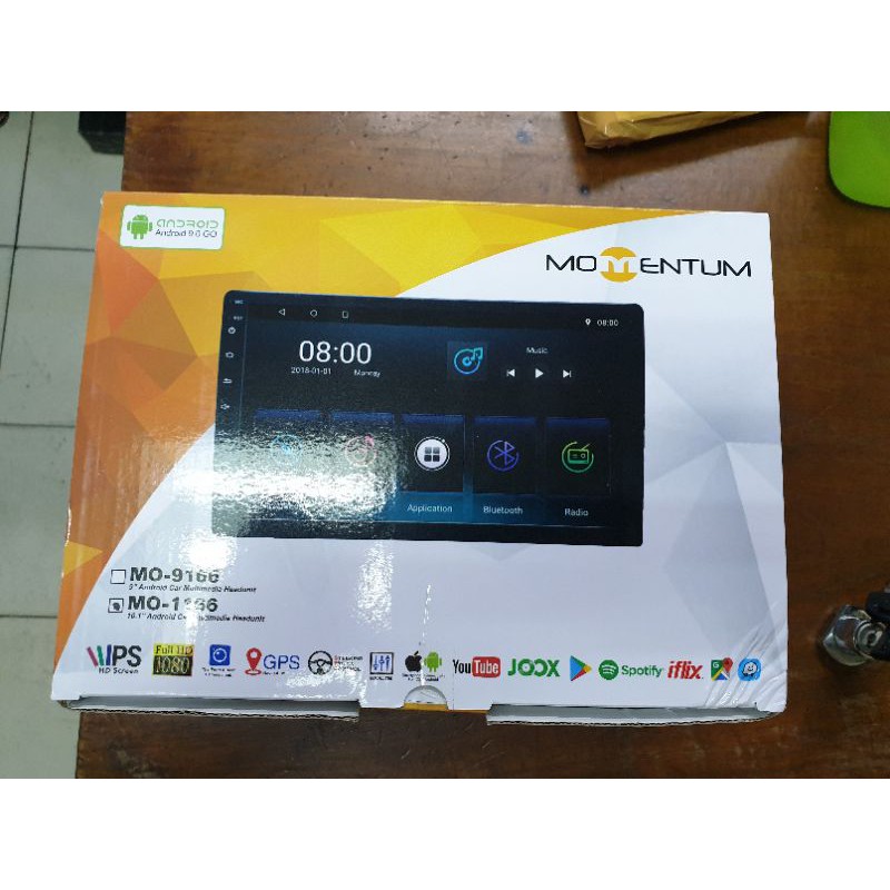 headunit android 10 inch momentum 10inch mo-1166 mo1166